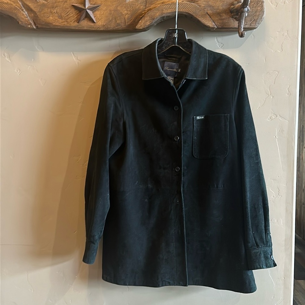 Faconnable women’s goatskin leather coat